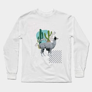 no drama llama Long Sleeve T-Shirt